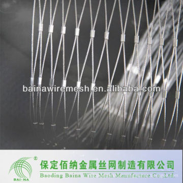 Segurança em aço inoxidável fivela malha / malha de corda feita na China